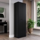 Ver imagem 1 de Armário Multiuso com Duas Portas Preto