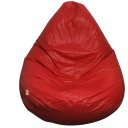 Ver imagem 1 de Puff Pera com Enchimento Decoração Conforto Eventos Almofadão - Vermelho