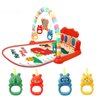 Tapete Musical Piano Interativo Criança Bebe Infantil Musica Chocalho Dobravel Portatil Acochoado Co - 5