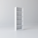 Ver imagem 2 de Estante de Livros 52CMX175CM Multiuso 5 Nichos Montreal Yescasa Branco