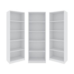 Estante para Livros Multiuso 5 Nichos 175cmx52cm Montreal Yescasa - 6