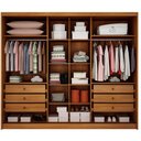 Ver imagem 2 de Guarda Roupa Casal Lôgan Plus 3 Portas 6 Gavetas Cinamomo Fendi - Novo Horizonte