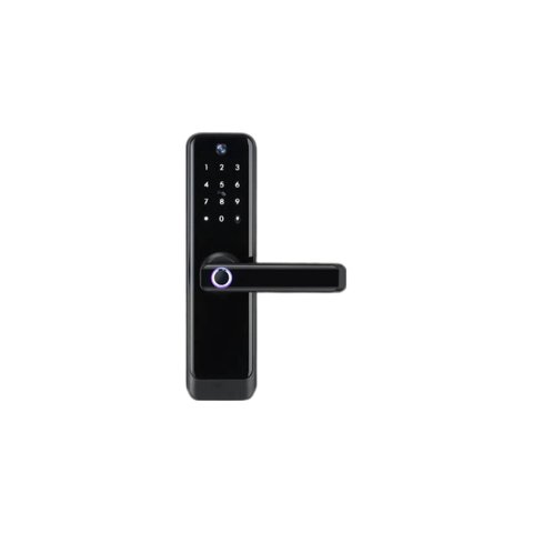 Fechadura Digital Biométrica Wi-Fi Tuya com Impressão Digital Senha Cartão Rfid Ic App Campainha Int