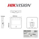 Ver imagem 4 de Leitor Reconhecimento Facial Hikvision Ds-k1t343ewx