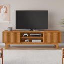 Ver imagem 7 de Conjunto Rack e Painel Trunfo para TV até 70" 200cm com LED Cinamomo JCM Movelaria