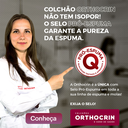 Ver imagem 2 de Colchão Casal Espuma D45 Ortopédico Orthocrin Cristal 138x188x18 Alto Suporte Espuma Certificada