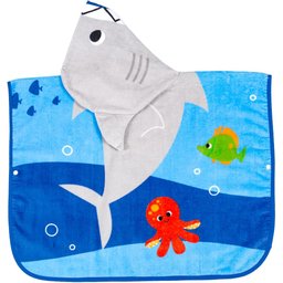Toalha de Banho Poncho Aventuras - Tubarão Buba - 4