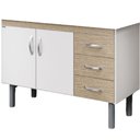 Ver imagem 1 de Armário Cozinha Tóquio 116,2cm Cerejeira - 539249 - A.j.rorato Armario Cozinha Toquio 116,2cm Cereje