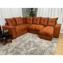 Ver imagem 2 de Sofá de Canto C/ Chaise - com 06 Lugares:terracota