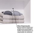 Ver imagem 7 de Armário Aéreo Modulado Essenza Luciane 2 Portas de Bater MDF-MDP Branco-Cinza Puro