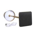 Ver imagem 3 de Luminária de Mesa Led 3 Tons Usb Elegance Dourada Metal Lyor