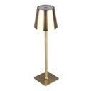Ver imagem 1 de Luminária de Mesa Led 3 Tons Usb Elegance Dourada Metal Lyor