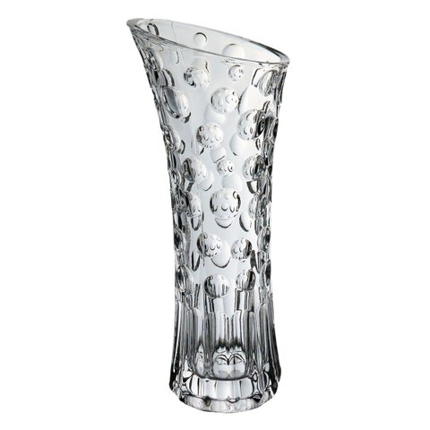 Vaso Decorativo Enfeite Casa Floreiro Home&Co Vidro 29x12x12cm Transparente