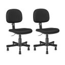 Ver imagem 2 de Kit 2 Cadeira Costureira Nr17 Preta