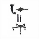 Ver imagem 4 de Kit 2 Cadeira Costureira Nr17 Preta  original frisokar/ enzoflex com laudo técnico