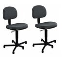 Ver imagem 3 de Kit 2 Cadeira Costureira Nr17 Preta
