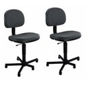 Ver imagem 3 de Kit 2 Cadeira Costureira Nr17 Preta  original frisokar/ enzoflex com laudo técnico