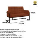 Ver imagem 5 de Jogo 2 Poltronas 1 Namoradeira para Área Externa Confortável Varanda Alta Qualidade Resistente