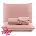 Ver imagem 1 de Jogo de Lençol Queen 3 Peças 400 Fios C/ Elástico Hotel:rosê