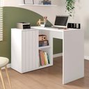 Ver imagem 1 de Mesa para Computador 140cm Branco Tech Caemmun