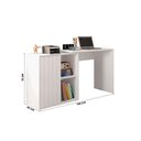 Ver imagem 4 de Mesa para Computador 140cm Branco Tech Caemmun