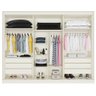 Guarda Roupa Argos 6 Portas Espelhado 100% Mdf Off White/peroba - Made Marcs - 3
