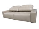 Ver imagem 4 de Sofá Retrátil e Reclinável de Couro Atami 2,30 M Taupe - Mempra Design