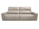 Ver imagem 1 de Sofá Retrátil e Reclinável de Couro Atami 2,30 M Taupe - Mempra Design