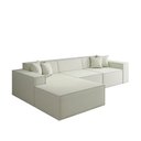 Ver imagem 3 de Sofá 3 Lugares 2,75m Bouclê com Chaise Compactair - Balaqui Cor:bege