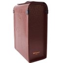 Ver imagem 4 de Maleta Porta Vinho para Duas Garrafas Couro Pu Alto Padrão - Bordô