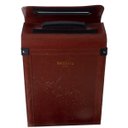 Ver imagem 6 de Maleta Porta Vinho para Duas Garrafas Couro Pu Alto Padrão - Bordô
