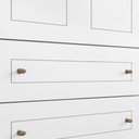 Ver imagem 3 de Guarda Roupa Infantil 4 Portas 4 Gavetas Americano Branco - Henn