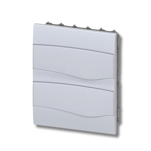 Quadro Distribuição Brum 24 Disjuntores Din Embutir Slim Antichamas Branco