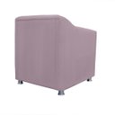 Ver imagem 2 de Poltrona Decorativa Tilla Suede com Pés Cromados