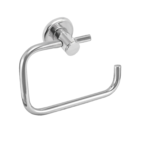 Suporte Papeleira Banheiro Porta Papel Higiênico Sem Tampa:Cromado