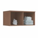 Ver imagem 2 de Módulo Aéreo 1 Porta Basculante Requinte+ 100% MDF Marrom/Macadâmia/Duna Line