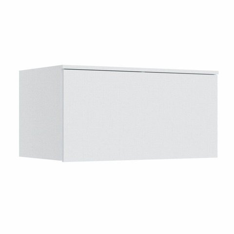 Módulo Aéreo para Quarto 1 Porta Basculante Requinte+ Móveis Castro Branco/Line