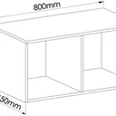 Ver imagem 4 de Módulo Aéreo 1 Porta Basculante Requinte+ 100% MDF Branco/Line/Macadâmia