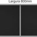 Ver imagem 6 de Módulo Aéreo 1 Porta Basculante Requinte+ 100% MDF Branco/Line/Macadâmia