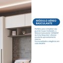 Ver imagem 5 de Módulo Aéreo 1 Porta Basculante Requinte+ 100% MDF Cinza/Duna Line/Branco
