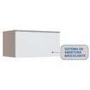 Ver imagem 4 de Módulo Aéreo 1 Porta Basculante Requinte+ 100% MDF Cinza/Duna Line/Branco