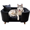 Ver imagem 3 de Sofá Caminha Grande Porte Pet Luxo em Sued Premium:preto