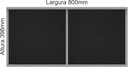 Ver imagem 7 de Módulo Aéreo 1 Porta Basculante Requinte+ 100% MDF Cinza/Duna Line/Macadâmia