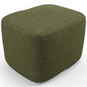Ver imagem 1 de Puff Decorativo Orgânico para Sala Quarto Saori W01 Linho Verde - Lyam Decor