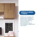 Ver imagem 5 de Módulo Aéreo 1 Porta Requinte+ Marrom/Macadâmia