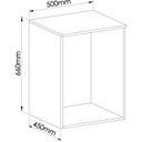 Ver imagem 6 de Módulo Aéreo 1 Porta Requinte+ Marrom/Macadâmia
