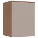 Ver imagem 1 de Módulo Aéreo 1 Porta Requinte+ 100% MDF Marrom/Macadâmia/Duna Line