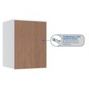 Ver imagem 4 de Módulo Aéreo 1 Porta Requinte+ 100% MDF Branco/Line/Macadâmia