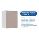 Ver imagem 6 de Módulo Aéreo 1 Porta Requinte+ 100% MDF Branco/Line/Duna