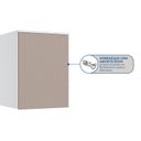 Ver imagem 5 de Módulo Aéreo 1 Porta Requinte+ 100% MDF Branco/Line/Duna